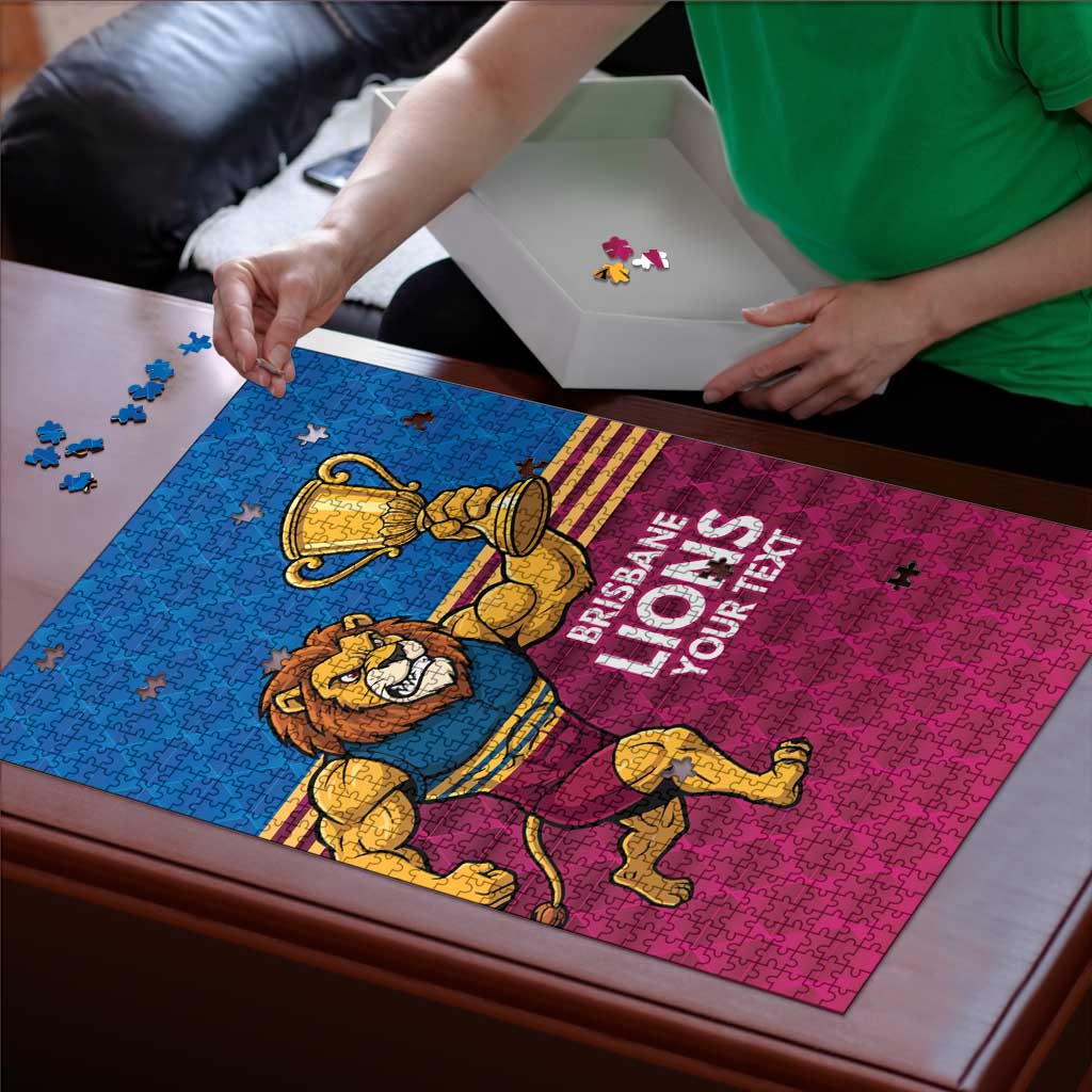 Custom Pride of Brisbane Champion Roar Puzzle - Aussie Hoodie