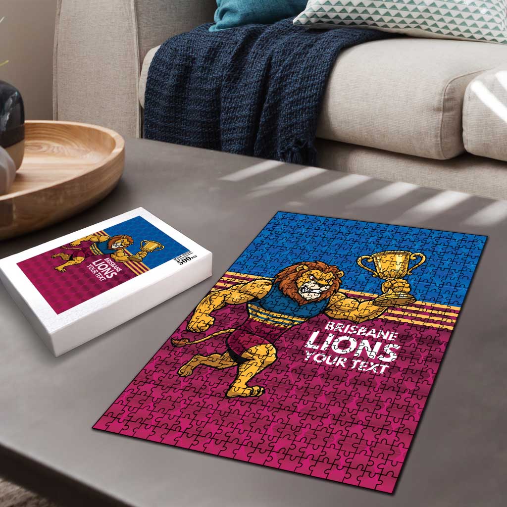 Custom Pride of Brisbane Champion Roar Puzzle - Aussie Hoodie