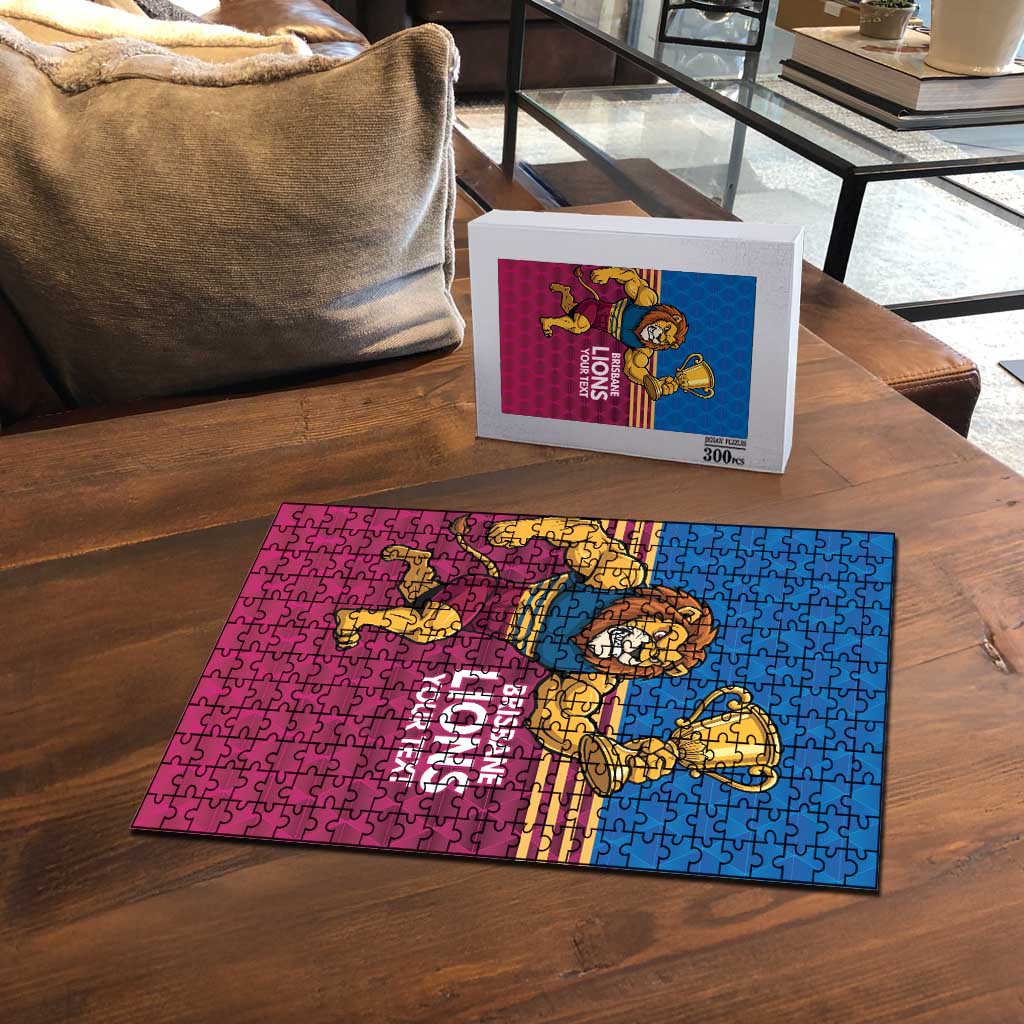 Custom Pride of Brisbane Champion Roar Puzzle - Aussie Hoodie