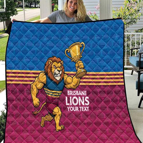 Custom Pride of Brisbane Champion Roar Quilt - Aussie Hoodie