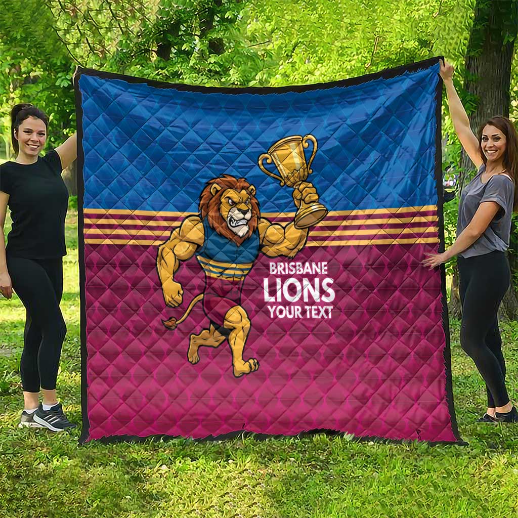Custom Pride of Brisbane Champion Roar Quilt - Aussie Hoodie