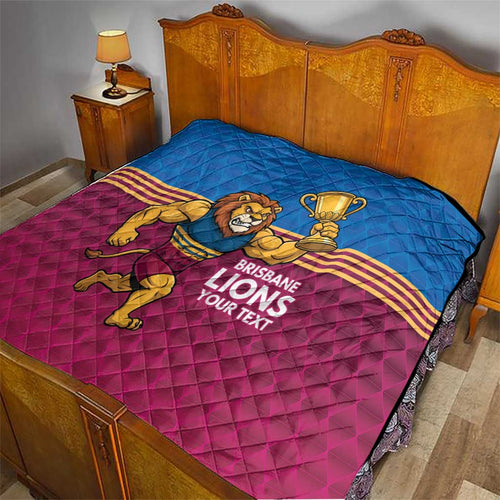 Custom Pride of Brisbane Champion Roar Quilt - Aussie Hoodie