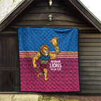 Custom Pride of Brisbane Champion Roar Quilt - Aussie Hoodie