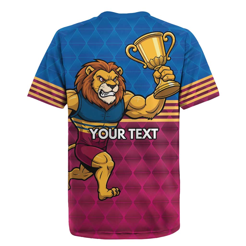 Custom Pride of Brisbane Champion Roar Rugby Jersey - Aussie Hoodie