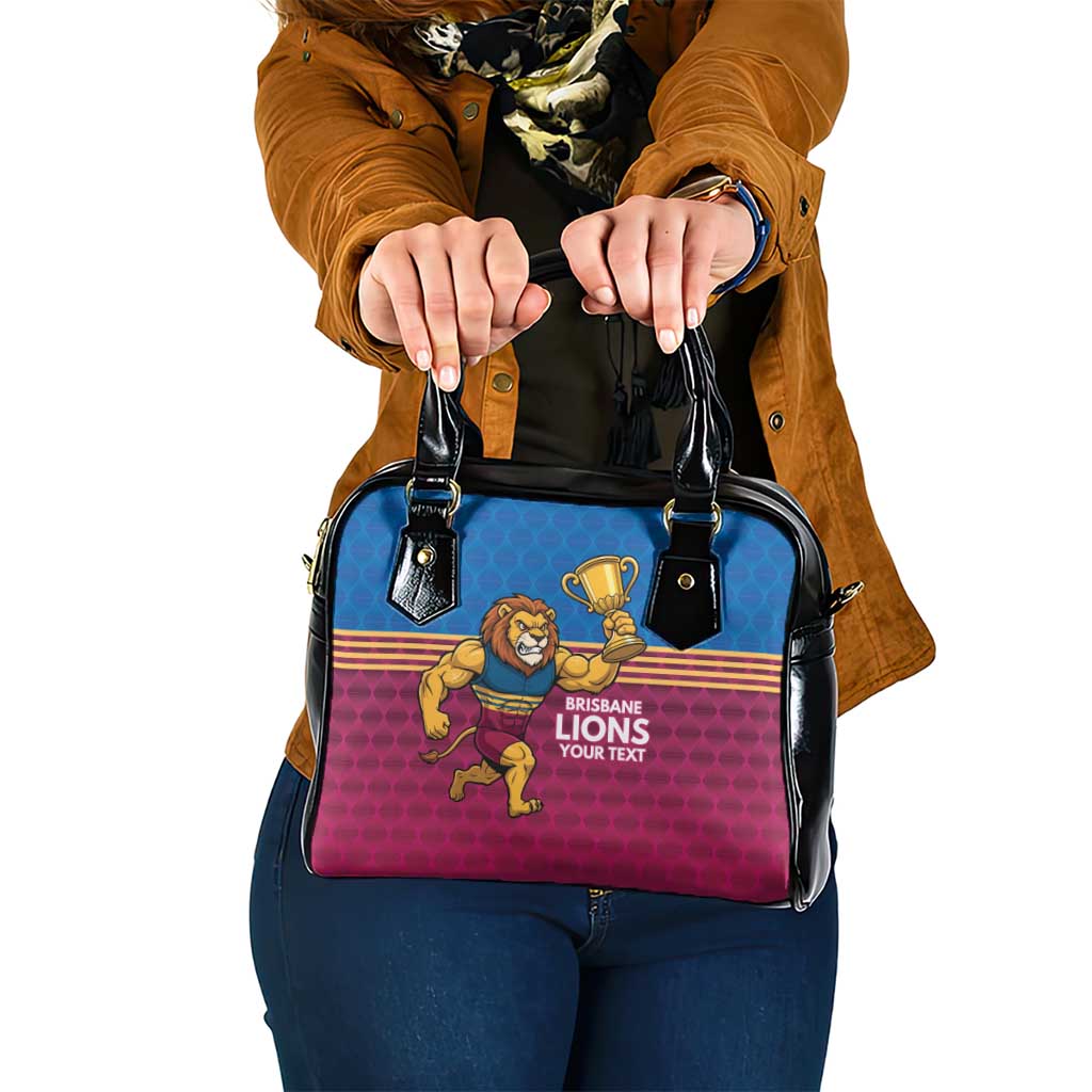 Custom Pride of Brisbane Champion Roar Shoulder Handbag - Aussie Hoodie