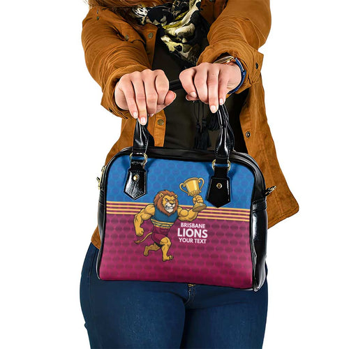 Custom Pride of Brisbane Champion Roar Shoulder Handbag - Aussie Hoodie
