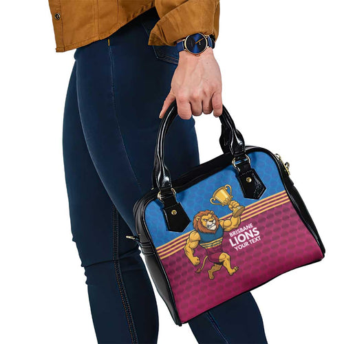 Custom Pride of Brisbane Champion Roar Shoulder Handbag - Aussie Hoodie