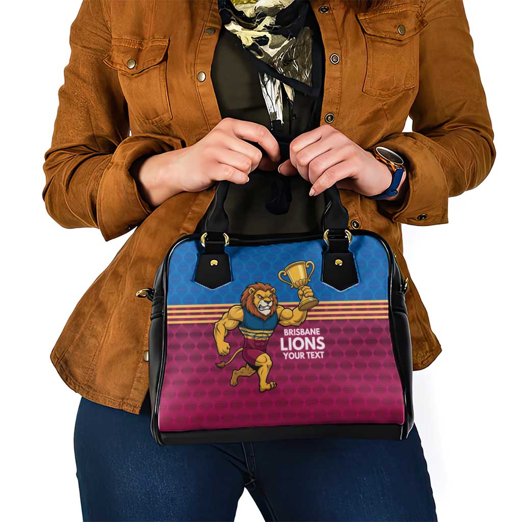 Custom Pride of Brisbane Champion Roar Shoulder Handbag - Aussie Hoodie