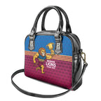Custom Pride of Brisbane Champion Roar Shoulder Handbag - Aussie Hoodie