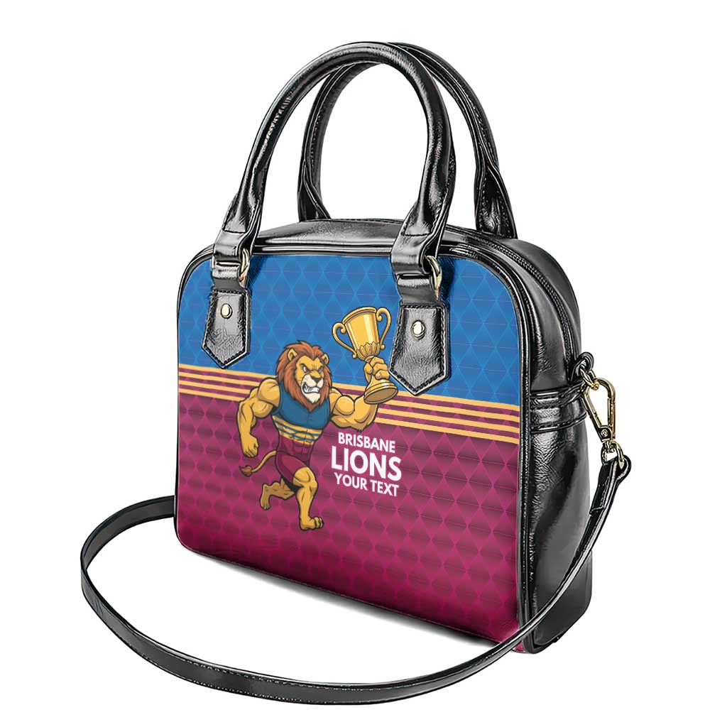 Custom Pride of Brisbane Champion Roar Shoulder Handbag - Aussie Hoodie