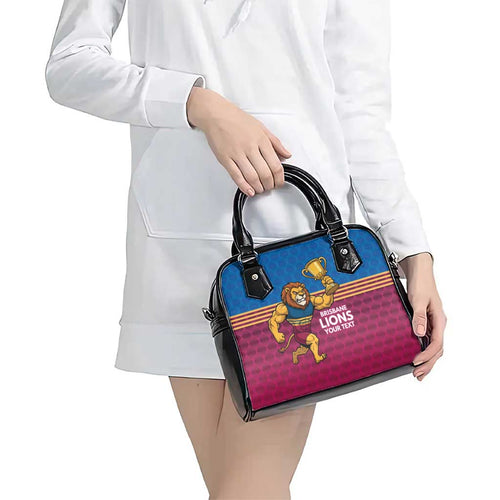 Custom Pride of Brisbane Champion Roar Shoulder Handbag - Aussie Hoodie
