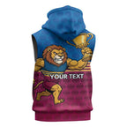 Custom Pride of Brisbane Champion Roar Sleeveless Hoodie - Aussie Hoodie