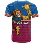 Custom Pride of Brisbane Champion Roar T Shirt - Aussie Hoodie