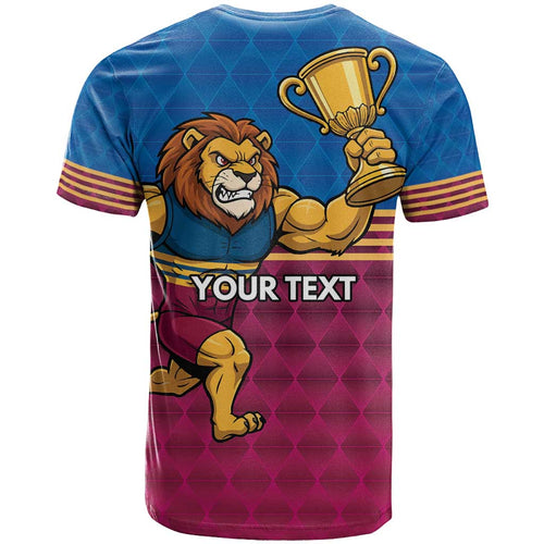 Custom Pride of Brisbane Champion Roar T Shirt - Aussie Hoodie