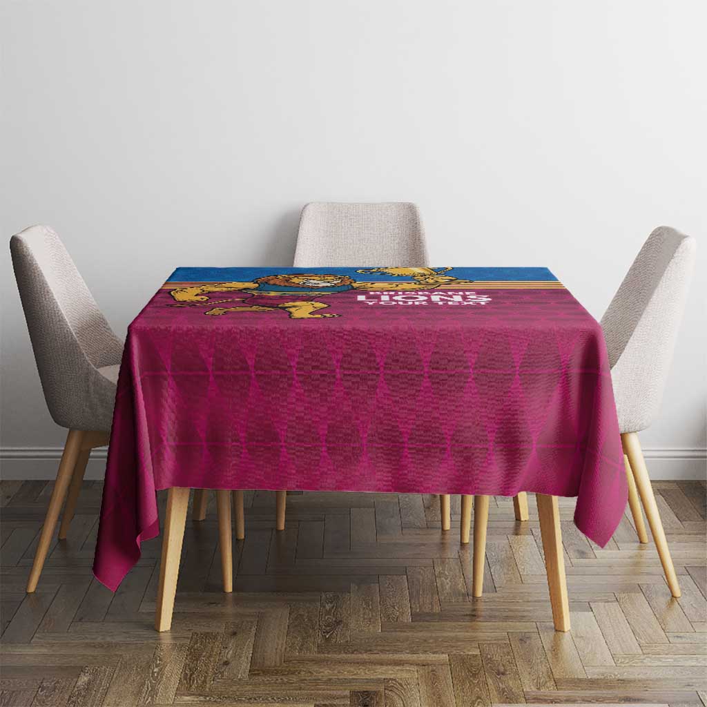 Custom Pride of Brisbane Champion Roar Tablecloth - Aussie Hoodie