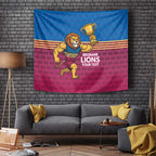 Custom Pride of Brisbane Champion Roar Tapestry - Aussie Hoodie
