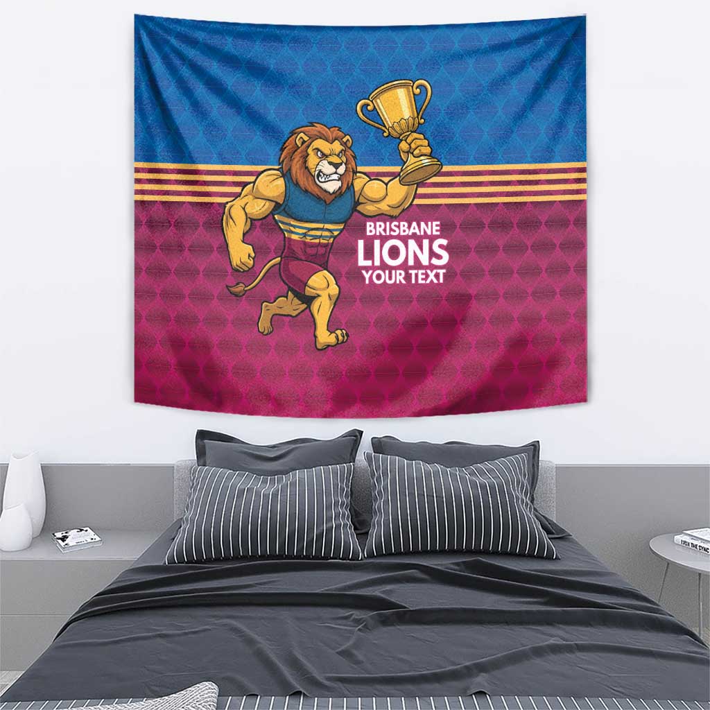 Custom Pride of Brisbane Champion Roar Tapestry - Aussie Hoodie
