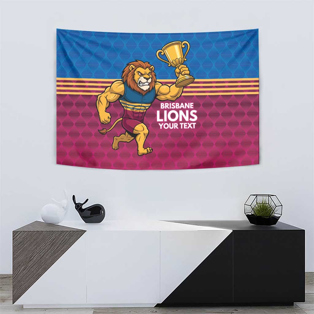 Custom Pride of Brisbane Champion Roar Tapestry - Aussie Hoodie
