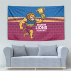Custom Pride of Brisbane Champion Roar Tapestry - Aussie Hoodie