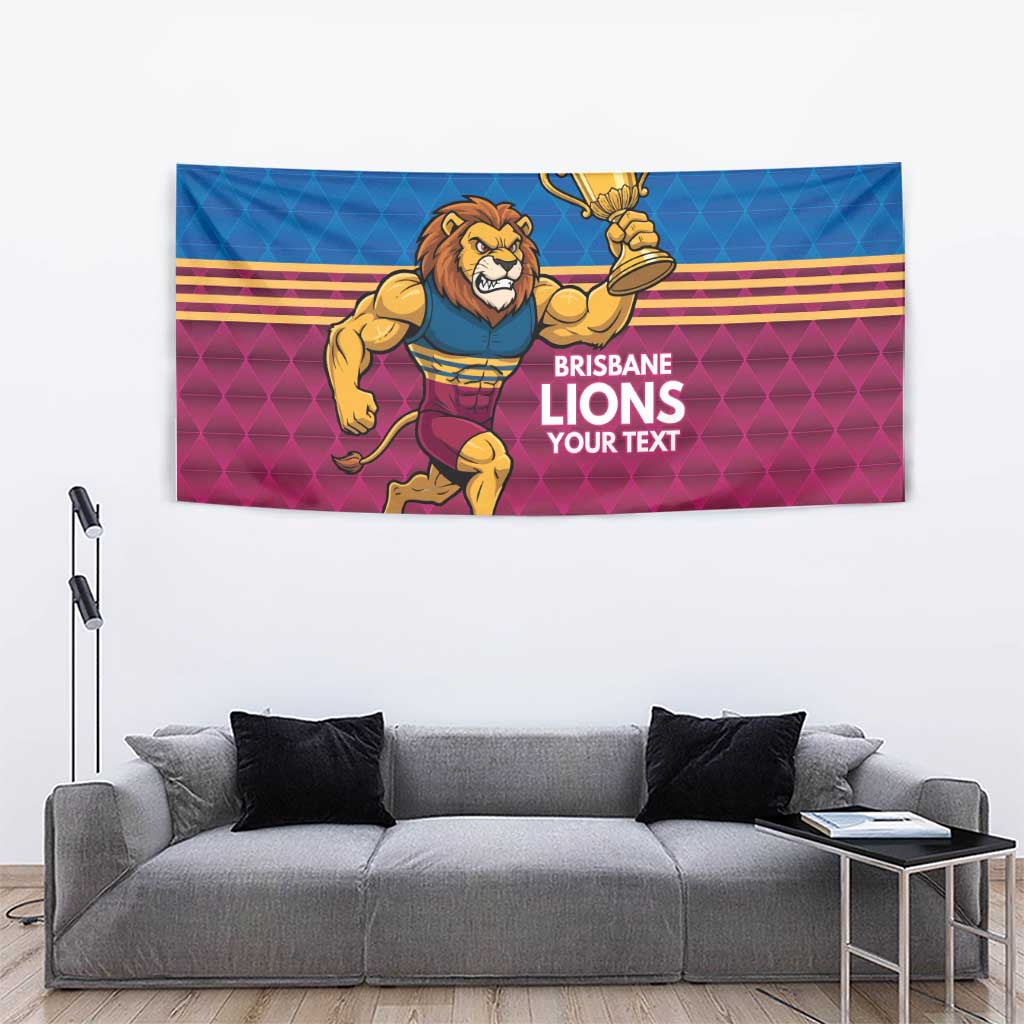 Custom Pride of Brisbane Champion Roar Tapestry - Aussie Hoodie