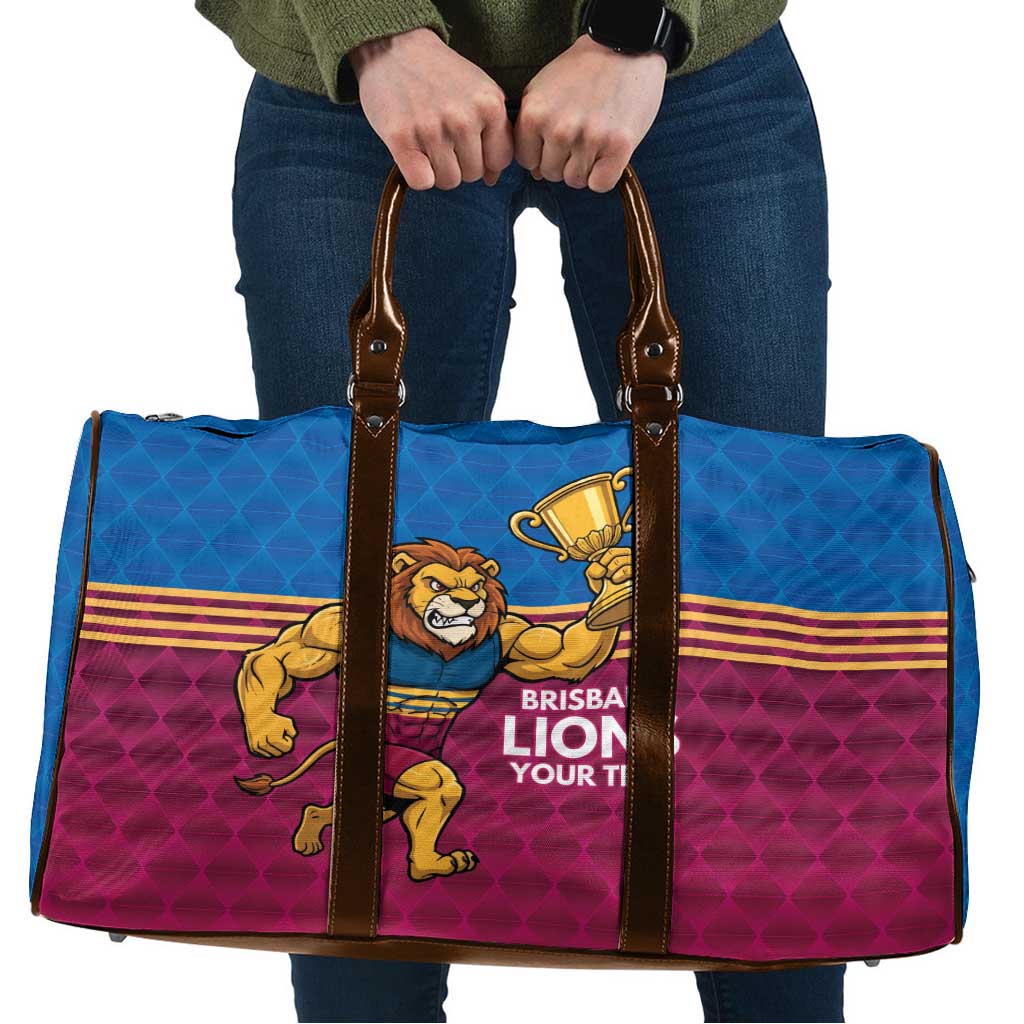 Custom Pride of Brisbane Champion Roar Travel Bag - Aussie Hoodie