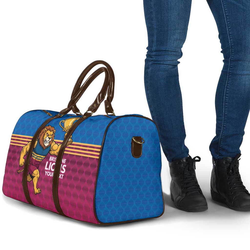 Custom Pride of Brisbane Champion Roar Travel Bag - Aussie Hoodie