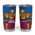 Custom Pride of Brisbane Champion Roar Tumbler Cup - Aussie Hoodie