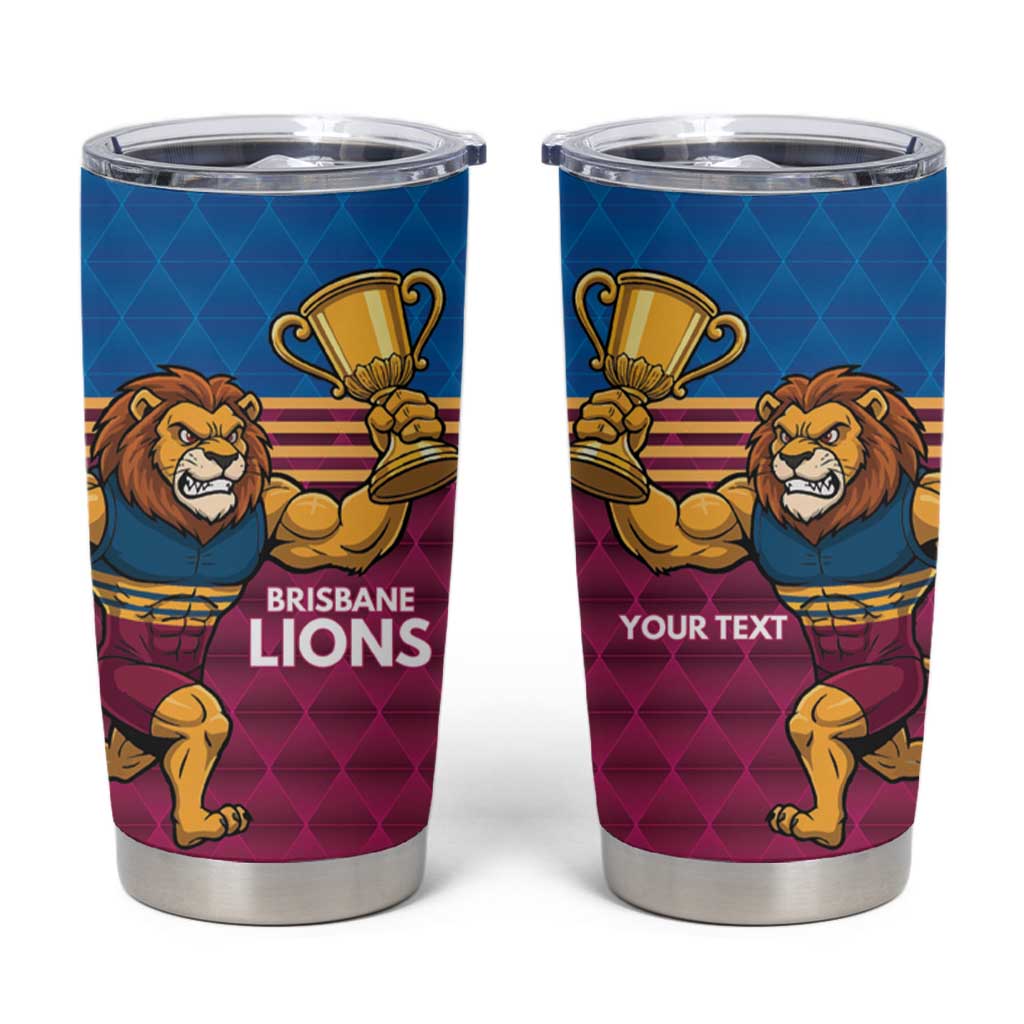 Custom Pride of Brisbane Champion Roar Tumbler Cup - Aussie Hoodie
