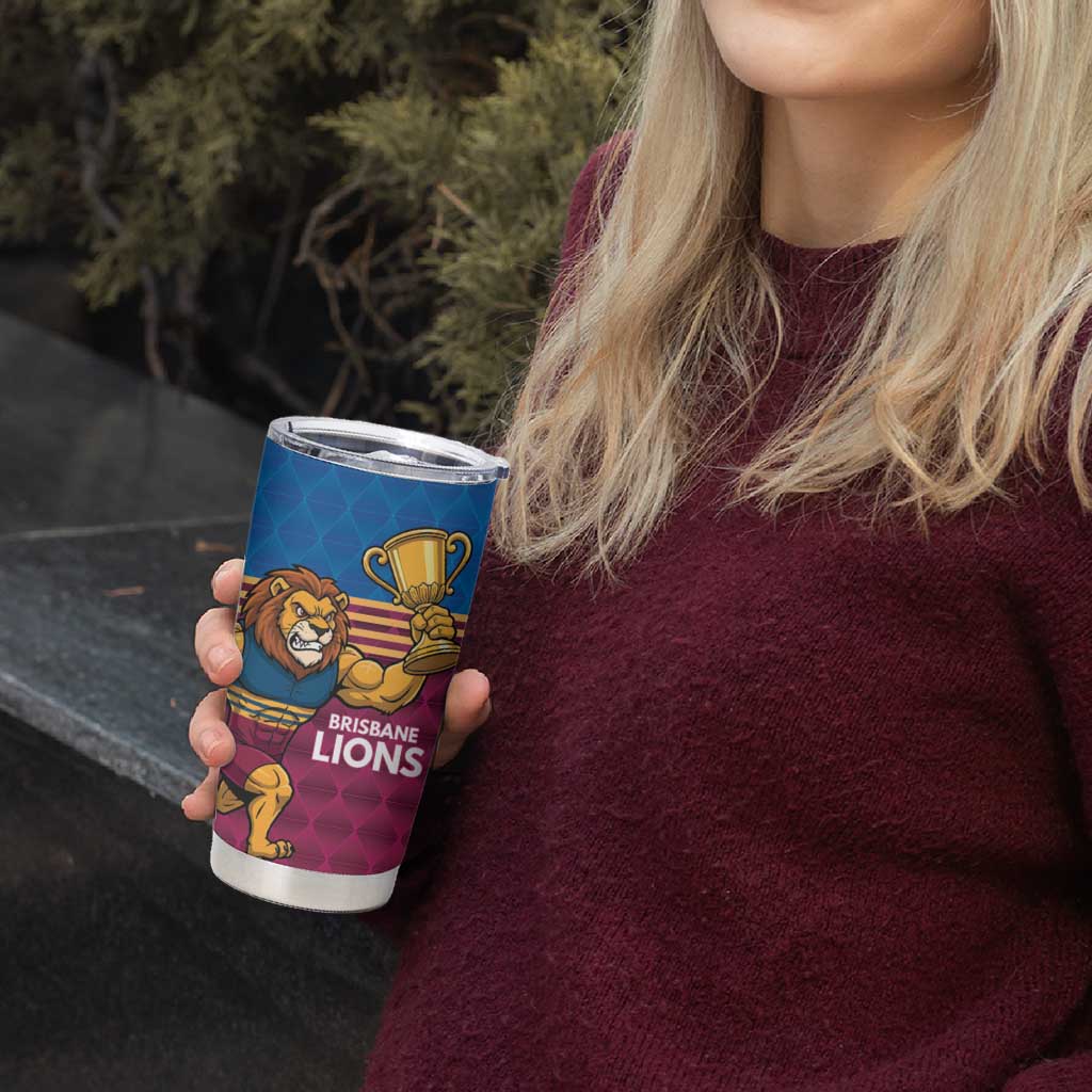 Custom Pride of Brisbane Champion Roar Tumbler Cup - Aussie Hoodie