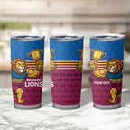 Custom Pride of Brisbane Champion Roar Tumbler Cup - Aussie Hoodie