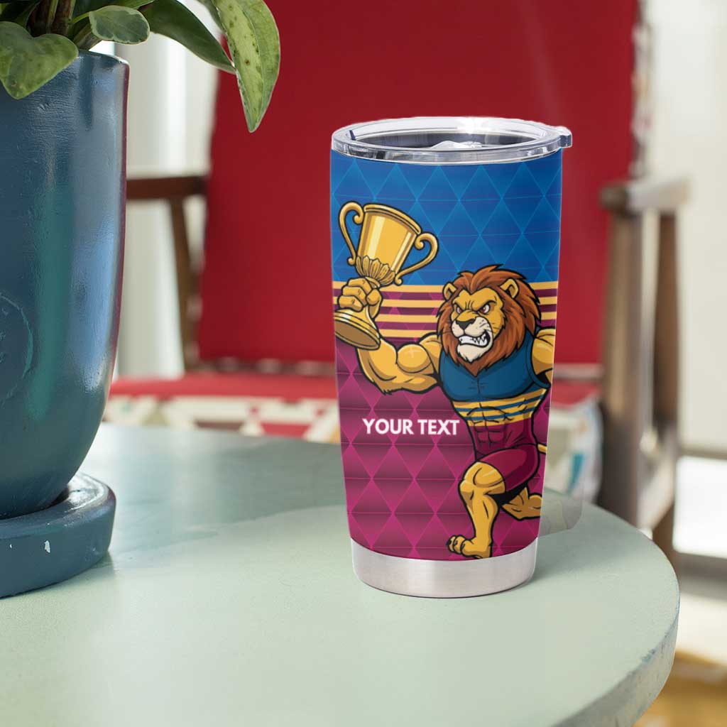 Custom Pride of Brisbane Champion Roar Tumbler Cup - Aussie Hoodie