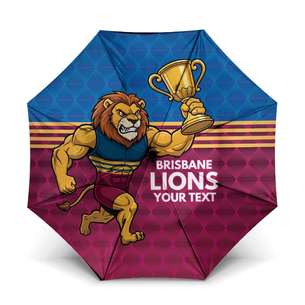 Custom Pride of Brisbane Champion Roar Umbrella - Aussie Hoodie
