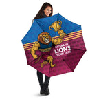 Custom Pride of Brisbane Champion Roar Umbrella - Aussie Hoodie