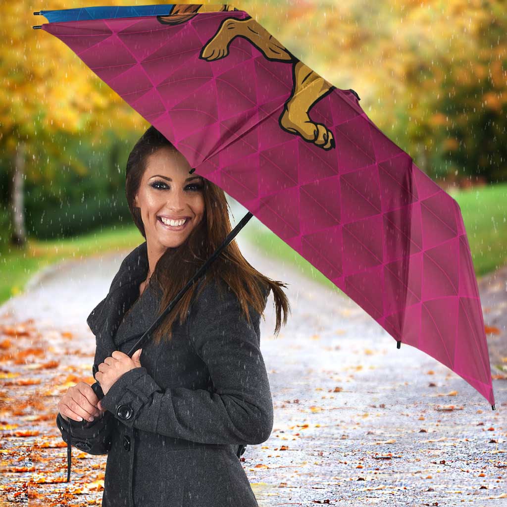 Custom Pride of Brisbane Champion Roar Umbrella - Aussie Hoodie