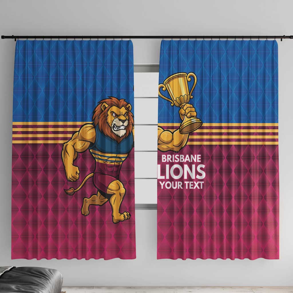 Custom Pride of Brisbane Champion Roar Window Curtain - Aussie Hoodie