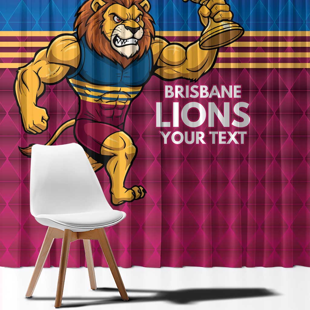 Custom Pride of Brisbane Champion Roar Window Curtain - Aussie Hoodie