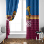 Custom Pride of Brisbane Champion Roar Window Curtain - Aussie Hoodie