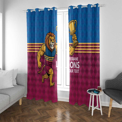 Custom Pride of Brisbane Champion Roar Window Curtain - Aussie Hoodie
