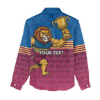 Custom Pride of Brisbane Champion Roar Women Casual Shirt - Aussie Hoodie