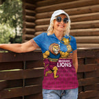 Custom Pride of Brisbane Champion Roar Women Polo Shirt - Aussie Hoodie