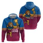 Custom Pride of Brisbane Champion Roar Zip Hoodie - Aussie Hoodie