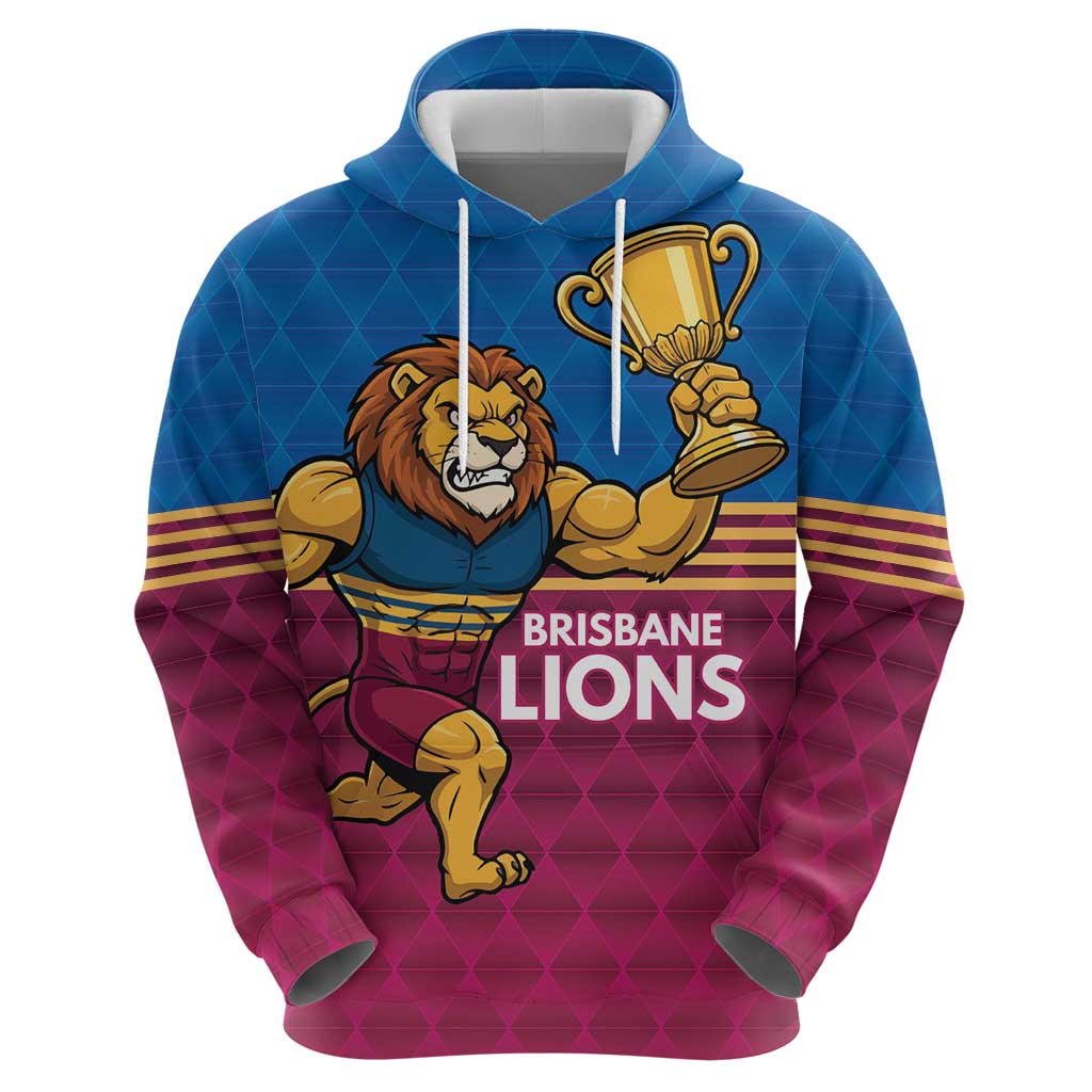 Custom Pride of Brisbane Champion Roar Zip Hoodie - Aussie Hoodie