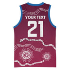 Personalised Brisbane Pride Basketball Jersey The Roar of Champions - Aussie Hoodie