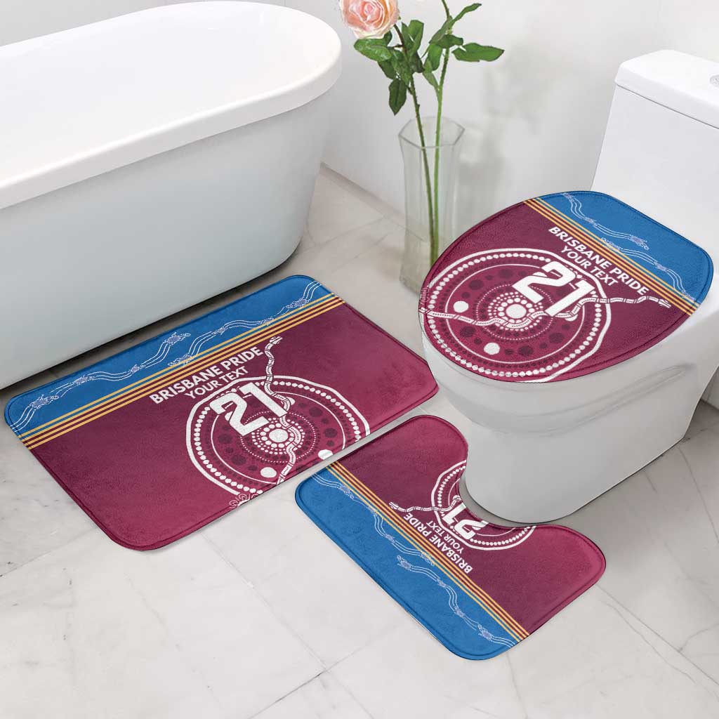 Personalised Brisbane Pride Bathroom Set The Roar of Champions - Aussie Hoodie