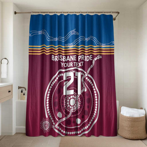 Personalised Brisbane Pride Bathroom Set The Roar of Champions - Aussie Hoodie
