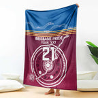Personalised Brisbane Pride Blanket The Roar of Champions - Aussie Hoodie