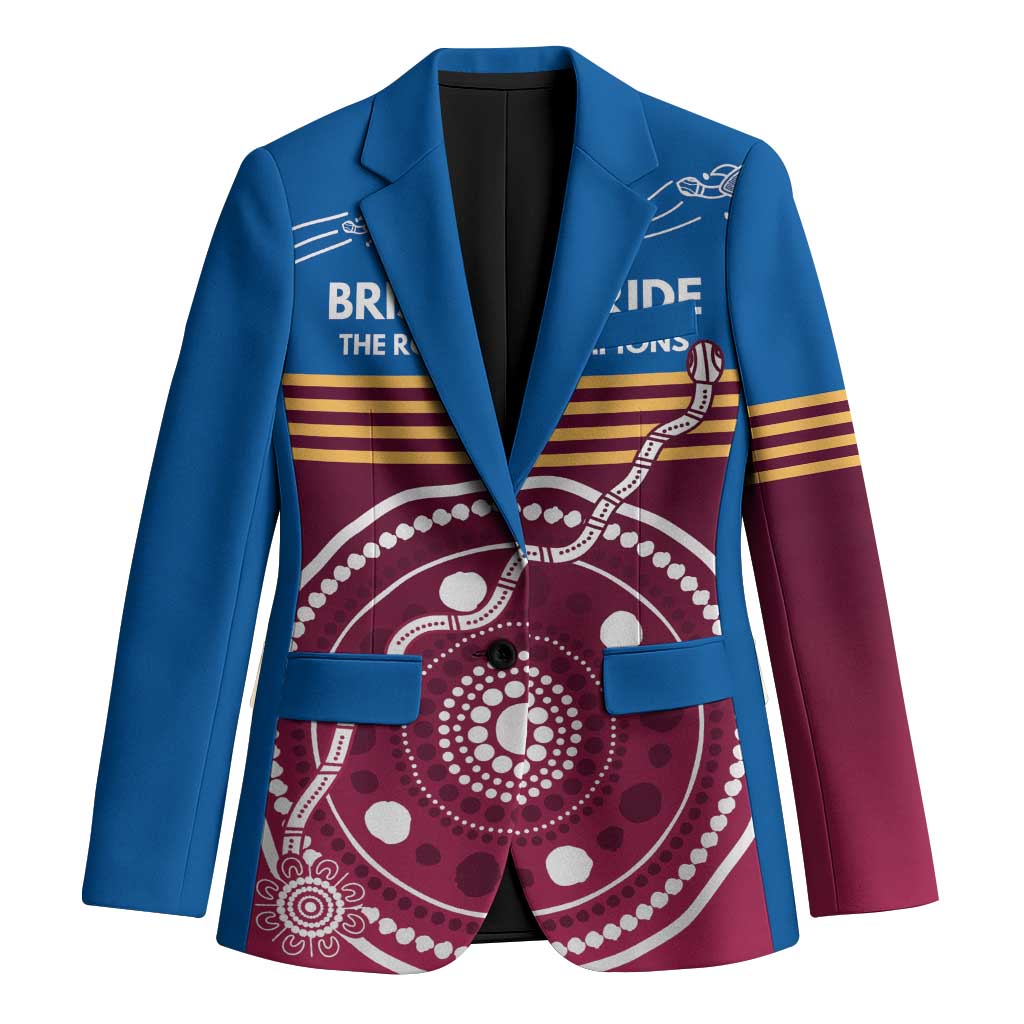 Personalised Brisbane Pride Blazer The Roar of Champions - Aussie Hoodie