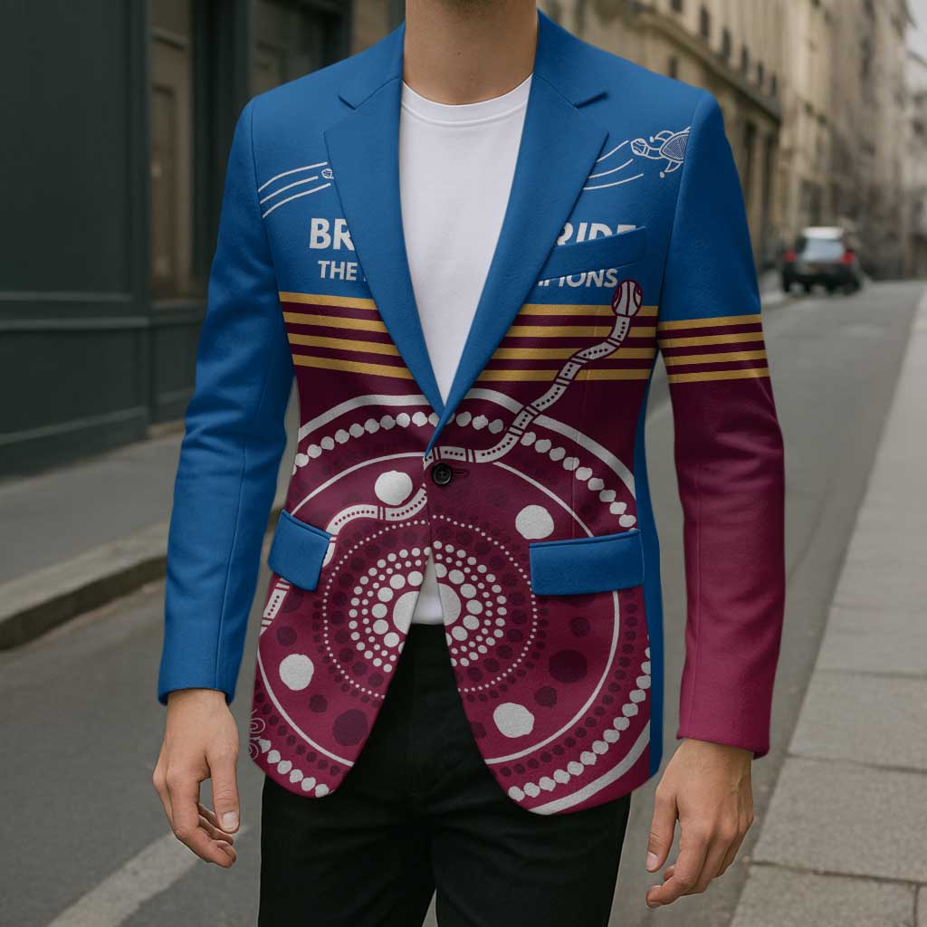 Personalised Brisbane Pride Blazer The Roar of Champions - Aussie Hoodie