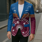Personalised Brisbane Pride Blazer The Roar of Champions - Aussie Hoodie