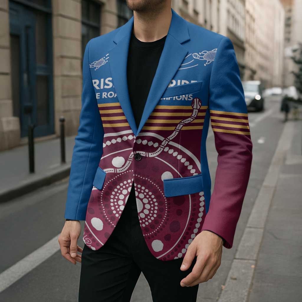 Personalised Brisbane Pride Blazer The Roar of Champions - Aussie Hoodie